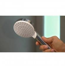 Hansgrohe Crometta 1jet Ручной душ 10см., с держателем, цвет: белый/хром. 26331400