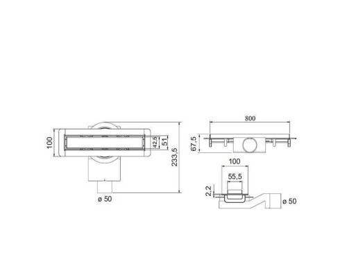 Plumberia Selection Трап душевой PS MODULAR 4x80 2устор. накладка из нерж.стали, комбинир.затвор с горизонт. Выпуском Ду 50мм,40л/мин, цвет: нержавеющая сталь. PSM80MT Plumberia Selection Трап душевой PS MODULAR 4x80 2устор. накладка из нерж.стали, комбинир.затвор с горизонт. Выпуском Ду 50мм,40л/мин, цвет: нержавеющая сталь. PSM80MT