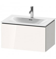 Duravit L-Cube База подвесная 72x48.1x40см с раковиной, 1 выдвижное отделение, цвет: глянцевый белый. LC613602222,  23447300001