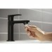 Hansgrohe Rebris E Смеситель для раковины, 1 отв., с донным клапаном, цвет: черный матовый. 72557670