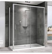Душевой уголок Abber Komfort AG93140-S92 140x90, профиль хром, стекло прозрачное