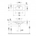 Duravit DuraStyle Раковина 78.5х40 см, 1 отв., с переливом, цвет: белый. 2337780000