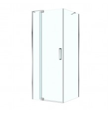 Душевой уголок Cezares Slider SLIDER-AH-1-80-70/80-C-Cr 80х80 см, профиль хром, стекло прозрачное
