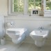 Duravit 1930 Унитаз 35.5х58х40см., подвесной, горизонтальный выпуск, с креплением, цвет: белый. 0182090000