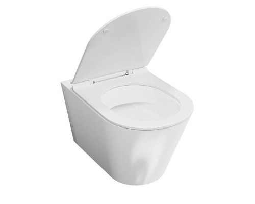 Kerama Marazzi Plaza Modern Унитаз подвесной, безободковый, цвет: белый глянцевый. PLMR.wc.02 Kerama Marazzi Plaza Modern Унитаз подвесной, безободковый, цвет: белый глянцевый. PLMR.wc.02