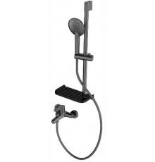 Смеситель для ванны с душем Wonzon   Woghand WW-AE3201-MB, матовый черный