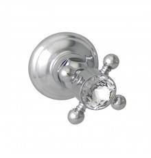 Nicolazzi Half Dome Crystal Вентиль запорный 1/2rdquo;, цвет: хром. 1412CR93