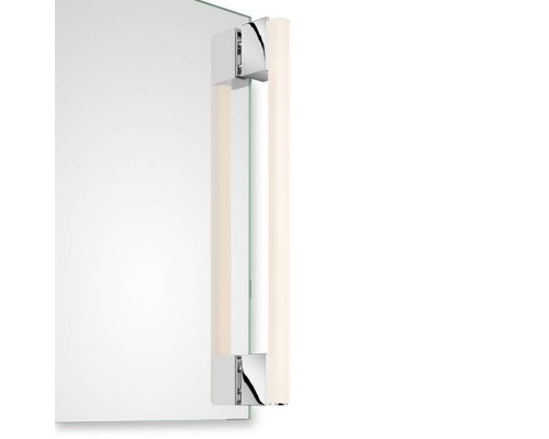 Decor Walther Omega 10 Светильник на зеркало 5x4.5x9(50-100)см, 1x S14S 0-100cm 2 Sockets, цвет: хром. 0411400