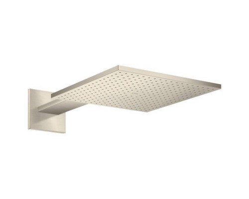 Axor ShowerSolutions Верхний душ, 30x30см, 1jet, с держателем 45см, настенный, цвет: шлифованный никель. 35314820