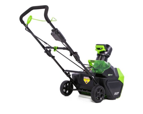 Снегоуборщик аккумуляторный Greenworks GD60ST бесщеточный (АКБ 6 А.ч; ЗУ)