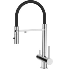 Смеситель для кухни IDDIS Ace ACESBFFi05 хром, с гибким изливом