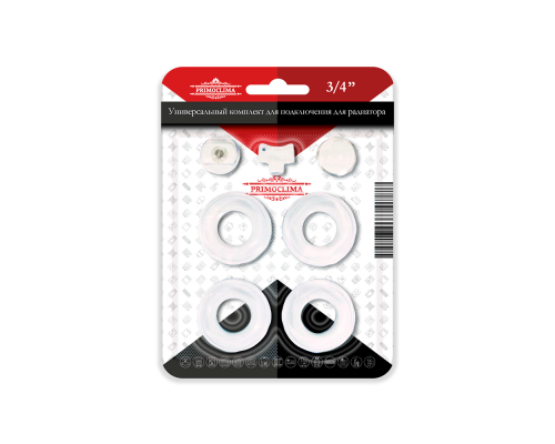 Комплект аксессуаров для подключения радиатора 3/4 (без кронштейнов) PRIMOCLIMA set-PC-34
