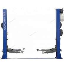 Подъемник двухстоечный 4,5 т, 380 В, синий NORDBERG N4125-4,5B