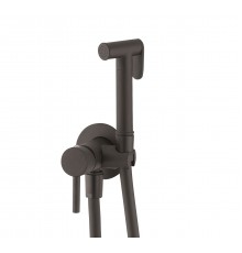 Reitano 55STF Смеситель для биде Minimal (скрытый монтаж, латунная лейка), Комплект, Matt Black 55STFBSMMB