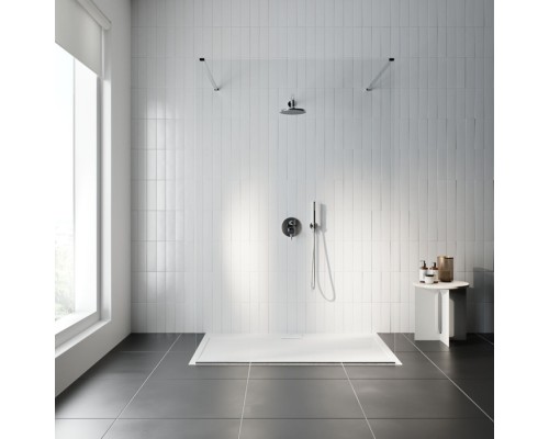 Ideal Standard Ceraline Душевой комплект: встраиваемый смеситель для ванны/душа, верхний душ Oslash;20см., держатель, лейка для душа и шланг 175см., цвет: хром. BD193AA