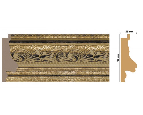 Багет DECOMASTER FM9-1 (94*36*2850мм) Багет DECOMASTER FM9-1 (94*36*2850мм)