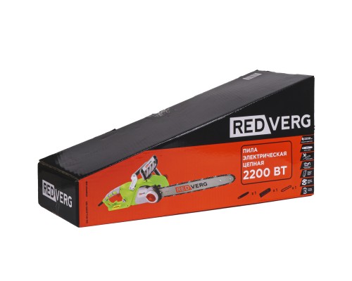 Пила цепная электрическая REDVERG RD-ECL2200-16S