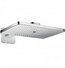 Axor ShowerSolutions Верхний душ 460 х 300мм, 3jet, с настенным держателем 460мм (скругл. края розетки), цвет: хром. 35276000