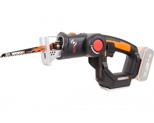 Лобзик аккумуляторный-сабельная пила WORX Axis WX550.9, 20В, без АКБ и ЗУ