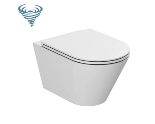 Azzurra Forma Унитаз подвесной 54х37см, TORNADO бесшумный, цвет: белый. FOR1800/F bi/cr, FMVKSPE0000WBI Azzurra Forma Унитаз подвесной 54х37см, TORNADO бесшумный, цвет: белый. FOR1800/F bi/cr, FMVKSPE0000WBI
