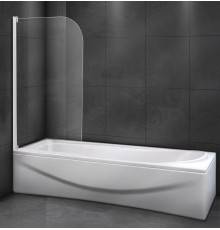 Шторка на ванну Cezares Relax V-1-80/140-C-Bi стекло прозрачное
