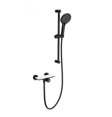 Термостатический смеситель Wonzon   Woghand WW-B2052-A-MB для душа, матовый черный