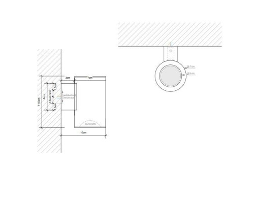 Decor Walther Flow Светильник для зеркала 7x10x11.5см, 1x GU10 max. 50W, цвет: хром. 0417200