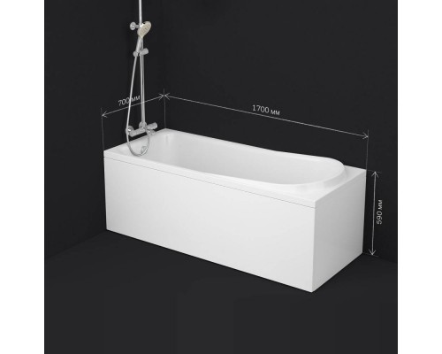 W80A-170-070W-A Ванна акриловая 170х70 см