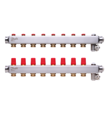 Комплект коллекторов Danfoss SSM-8 для 8 контуров. 088U0808