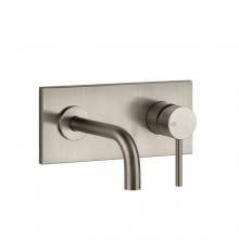 Gessi Emporio  Via tortona Смеситель для раковины, встраиваемый, излив: 14.6см., цвет: Finox Brushed Nickel. 44823#149