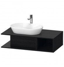 Duravit D-Neo Тумбочка подвесная компакт 100x55х26 см., раковина, 1 открытое отделение на правой стороне, цвет: Black Oak. 2328400000,  DE492901616