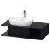 Duravit D-Neo Тумбочка подвесная компакт 100x55х26 см., раковина, 1 открытое отделение на правой стороне, цвет: Black Oak. 2328400000,  DE492901616