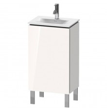 Duravit L-Cube База напольная 44x31.1x70.4см с раковиной, 1 стеклянная полка, 1 дверца, петли справа, цвет: глянцевый белый. LC6580R2222,  07334500411