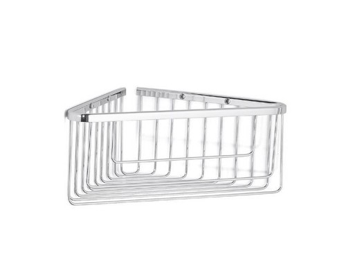 Bertocci Complementi Полка-решетка угловая для душа 22[22[11.5 см , цвет: хром. 104 0176 0000