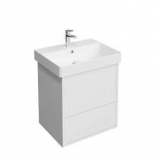 Тумба под раковину KERAMA MARAZZI Pro 55 подвесная, 2 ящика, матовая белая