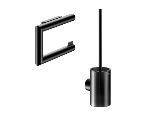 Набор Держатель Keuco Reva 12862370000 черный + Ершик 12864379000 черный