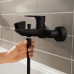 Hansgrohe Rebris E Смеситель для ванны, настенный, цвет: черный матовый. 72450670