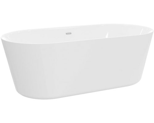 Акриловая ванна BelBagno BB306-1675 170x80 см, отдельностоящая, овальная, с каркасом