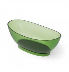 Dea Design Elegant Ванна 155x78x58см., отдельностоящая, Glasstek, прозрачная смола, цвет: Emerald R3. DD8620 1550 R3