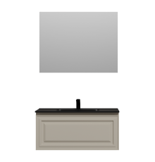 Мебель для ванной комнаты Sancos Very 90, beige soft, раковина CN7002MB