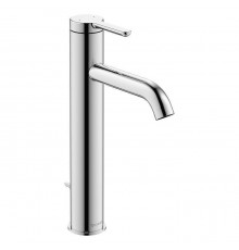 Duravit C.1 Смеситель для раковины, высокий, 1 отв., с донным клапаном, излив 136мм, цвет: хром. C11030001010