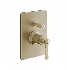 Gessi Venti20 Смеситель для душа, встраиваемый, с переключателем на 2 положения, внешняя часть, цвет: Warm Bronze Br. PVD. 65079#726