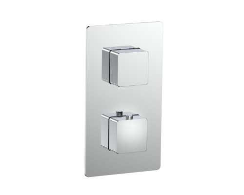 AQM8809CR Savona Встраиваемый термостат на 3 потр. в комплекте с внутр. частью, хром AQM8809CR