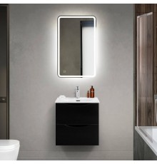 Мебель для ванной комнаты BelBagno Marino-cer-mini 50 подвесная, nero lucido
