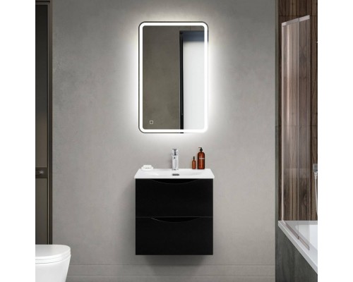 Мебель для ванной комнаты BelBagno Marino-cer-mini 50 подвесная, nero lucido Мебель для ванной комнаты BelBagno Marino-cer-mini 50 подвесная, nero lucido