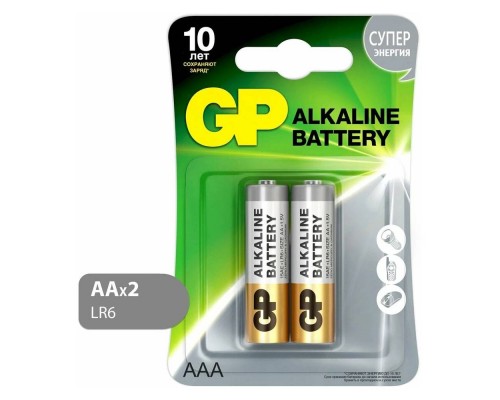 Элемент питания  GP 15A/LR6 (AA) BC2 (2шт)