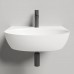 Salini Alda Wall 02 Раковина 58х45х15cм, с 1 отв., сифон, слив-пер, мат-л: S-Stone, цвет: белый матовый. 140322M