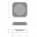 Decor Walther Kristall STS Мыльница настольная, цвет: хрусталь янтарь. 0931681