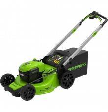 Газонокосилка аккумуляторная самоходная Greenworks GD40LM48SPK4, 40V, 48 см, б/щ  (АКБ 4 Ач и ЗУ)