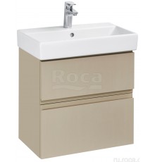 Roca A.8576.3.951.5 Oleta Тумба под умывальник подвес., 2 ящика, 564х548х374 мм, Капучино матовый A857639515